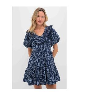 Hyacinth House blue floral mini dress